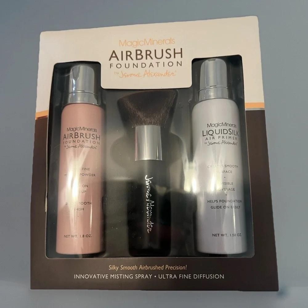 Jerome Alexander MagicMinerals AirBrush Foundation Kit - Light (3 Piece)